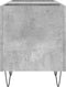 vidaXL - Platenkast - 121x38x48 - cm - bewerkt - hout - betongrijs