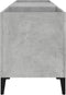vidaXL - Platenkast - 121x38x48 - cm - bewerkt - hout - betongrijs