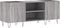 vidaXL - Platenkast - 121x38x48 - cm - bewerkt - hout - grijs - sonoma - eikenkleurig