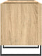 vidaXL - Platenkast - 121x38x48 - cm - bewerkt - hout - sonoma - eikenkleurig