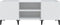 vidaXL - Platenkast - 121x38x48 - cm - bewerkt - hout - wit