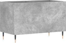 vidaXL - Platenkast - 74,5x38x48 - cm - bewerkt - hout - betongrijs