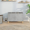 vidaXL - Platenkast - 74,5x38x48 - cm - bewerkt - hout - betongrijs