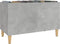 vidaXL - Platenkast - 74,5x38x48 - cm - bewerkt - hout - betongrijs