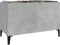 vidaXL - Platenkast - 74,5x38x48 - cm - bewerkt - hout - betongrijs