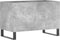 vidaXL - Platenkast - 74,5x38x48 - cm - bewerkt - hout - betongrijs