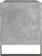 vidaXL - Platenkast - 74,5x38x48 - cm - bewerkt - hout - betongrijs