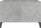 vidaXL - Platenkast - 74,5x38x48 - cm - bewerkt - hout - betongrijs