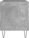 vidaXL - Platenkast - 74,5x38x48 - cm - bewerkt - hout - betongrijs