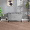 vidaXL - Platenkast - 74,5x38x48 - cm - bewerkt - hout - betongrijs