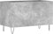 vidaXL - Platenkast - 74,5x38x48 - cm - bewerkt - hout - betongrijs