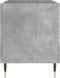 vidaXL - Platenkast - 74,5x38x48 - cm - bewerkt - hout - betongrijs
