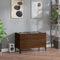 vidaXL - Platenkast - 74,5x38x48 - cm - bewerkt - hout - bruin - eikenkleur