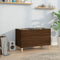 vidaXL - Platenkast - 74,5x38x48 - cm - bewerkt - hout - bruin - eikenkleur