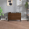 vidaXL - Platenkast - 74,5x38x48 - cm - bewerkt - hout - bruin - eikenkleur