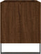 vidaXL - Platenkast - 74,5x38x48 - cm - bewerkt - hout - bruin - eikenkleur