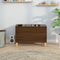 vidaXL - Platenkast - 74,5x38x48 - cm - bewerkt - hout - bruin - eikenkleur