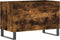 vidaXL - Platenkast - 74,5x38x48 - cm - bewerkt - hout - gerookt - eikenkleurig
