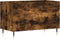vidaXL - Platenkast - 74,5x38x48 - cm - bewerkt - hout - gerookt - eikenkleurig