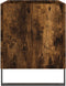 vidaXL - Platenkast - 74,5x38x48 - cm - bewerkt - hout - gerookt - eikenkleurig