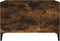 vidaXL - Platenkast - 74,5x38x48 - cm - bewerkt - hout - gerookt - eikenkleurig