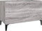 vidaXL - Platenkast - 74,5x38x48 - cm - bewerkt - hout - grijs - sonoma - eikenkleurig