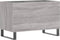 vidaXL - Platenkast - 74,5x38x48 - cm - bewerkt - hout - grijs - sonoma - eikenkleurig