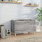 vidaXL - Platenkast - 74,5x38x48 - cm - bewerkt - hout - grijs - sonoma - eikenkleurig