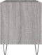 vidaXL - Platenkast - 74,5x38x48 - cm - bewerkt - hout - grijs - sonoma - eikenkleurig