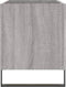 vidaXL - Platenkast - 74,5x38x48 - cm - bewerkt - hout - grijs - sonoma - eikenkleurig