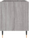 vidaXL - Platenkast - 74,5x38x48 - cm - bewerkt - hout - grijs - sonoma - eikenkleurig