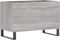 vidaXL - Platenkast - 74,5x38x48 - cm - bewerkt - hout - grijs - sonoma - eikenkleurig