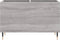 vidaXL - Platenkast - 74,5x38x48 - cm - bewerkt - hout - grijs - sonoma - eikenkleurig