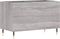 vidaXL - Platenkast - 74,5x38x48 - cm - bewerkt - hout - grijs - sonoma - eikenkleurig