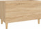 vidaXL - Platenkast - 74,5x38x48 - cm - bewerkt - hout - sonoma - eikenkleurig