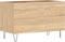 vidaXL - Platenkast - 74,5x38x48 - cm - bewerkt - hout - sonoma - eikenkleurig