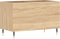 vidaXL - Platenkast - 74,5x38x48 - cm - bewerkt - hout - sonoma - eikenkleurig