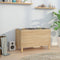 vidaXL - Platenkast - 74,5x38x48 - cm - bewerkt - hout - sonoma - eikenkleurig