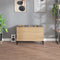 vidaXL - Platenkast - 74,5x38x48 - cm - bewerkt - hout - sonoma - eikenkleurig