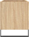 vidaXL - Platenkast - 74,5x38x48 - cm - bewerkt - hout - sonoma - eikenkleurig