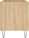 vidaXL - Platenkast - 74,5x38x48 - cm - bewerkt - hout - sonoma - eikenkleurig
