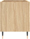 vidaXL - Platenkast - 74,5x38x48 - cm - bewerkt - hout - sonoma - eikenkleurig