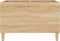 vidaXL - Platenkast - 74,5x38x48 - cm - bewerkt - hout - sonoma - eikenkleurig