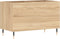 vidaXL - Platenkast - 74,5x38x48 - cm - bewerkt - hout - sonoma - eikenkleurig