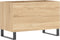 vidaXL - Platenkast - 74,5x38x48 - cm - bewerkt - hout - sonoma - eikenkleurig