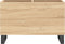 vidaXL - Platenkast - 74,5x38x48 - cm - bewerkt - hout - sonoma - eikenkleurig
