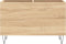 vidaXL - Platenkast - 74,5x38x48 - cm - bewerkt - hout - sonoma - eikenkleurig
