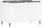 vidaXL - Platenkast - 74,5x38x48 - cm - bewerkt - hout - wit