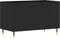 vidaXL - Platenkast - 74,5x38x48 - cm - bewerkt - hout - zwart