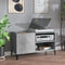 vidaXL - Platenkast - 84,5x38x48 - cm - bewerkt - hout - betongrijs